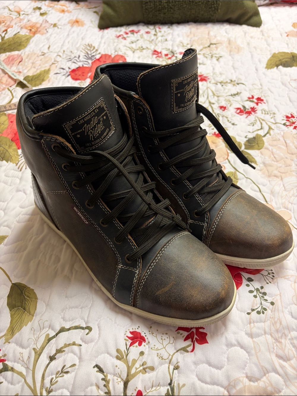 Indie Ridge High-Top Comanche waterproof motorcycle boots